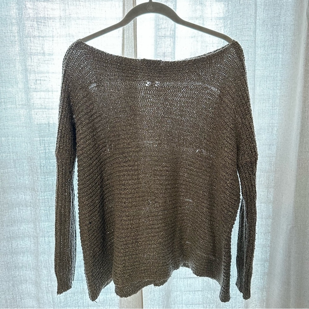 TOBI Taupe Knit Sweater